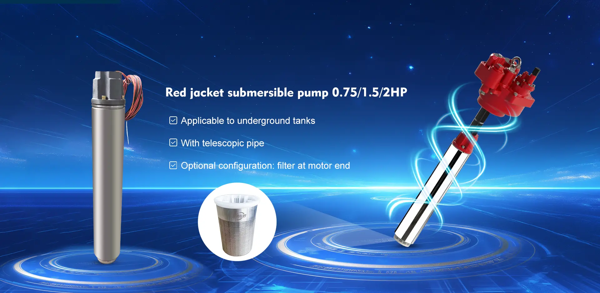 Red Jacket Submersible Pump Head Factory Red Jacket Submersible Pump Head Factory